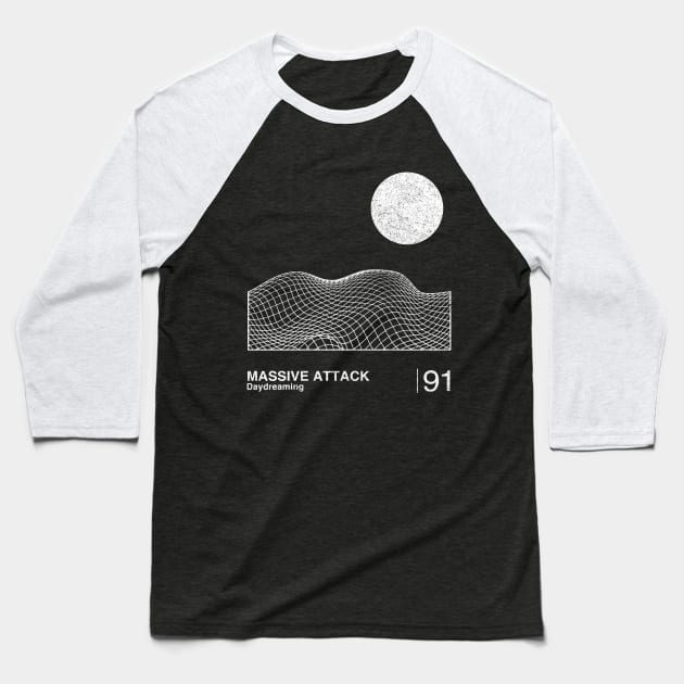 Daydreaming  / Minimalist Graphic Artwork Design Baseball T-Shirt by saudade